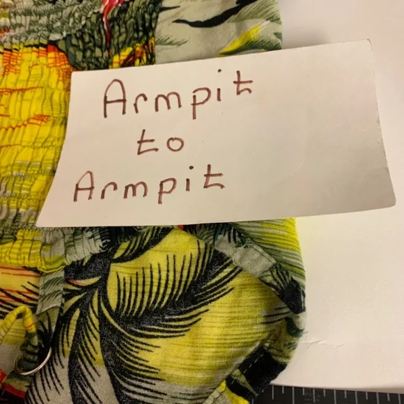 Maui Candice Dress Mini Hawaiian Tropical Print Sundress resort vacation Island - Picture 7 of 9